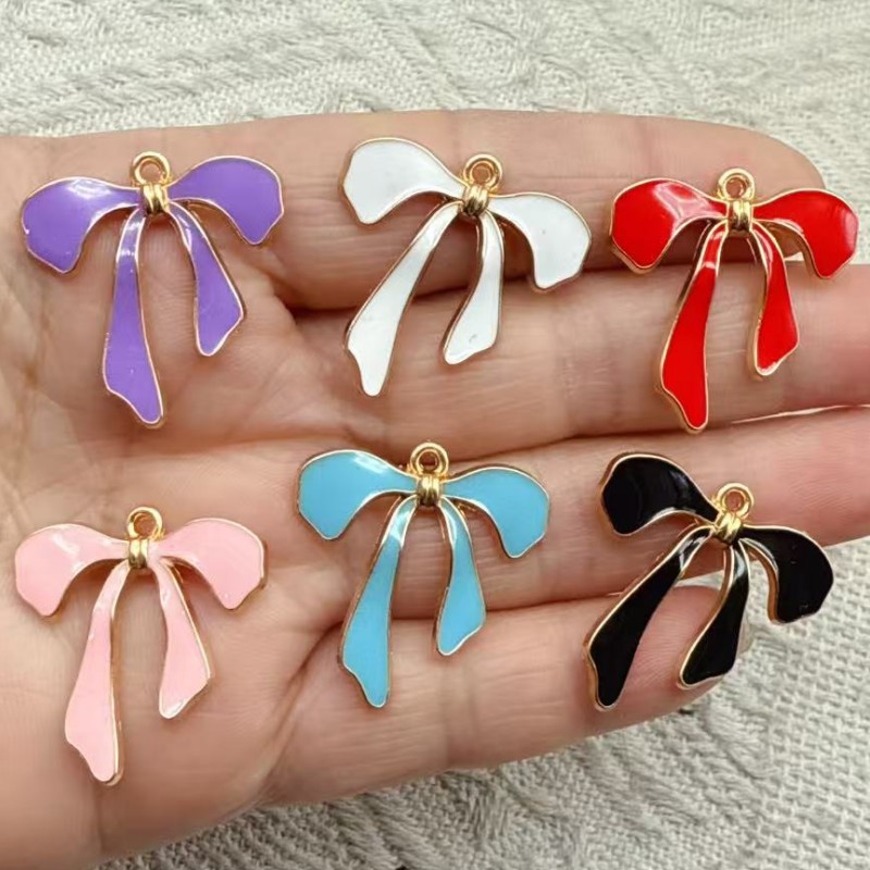 Bow Tie Pre Tied - 10 шт. металлических эмалевых подвесок в