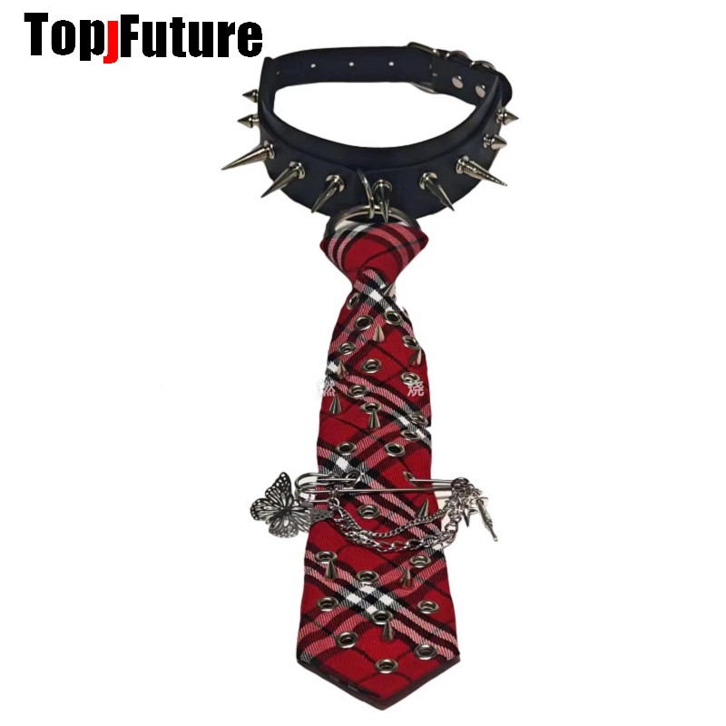 Bow Tie Pre Tied - Женские и мужские готические галстуки-чокеры в