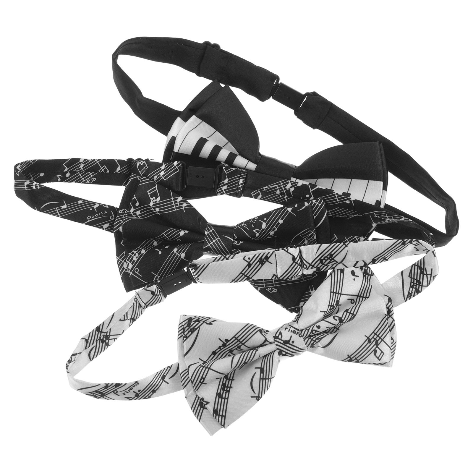 Bow Tie Pre Tied - 3 шт. Галстук-бабочка с тематикой пианино,