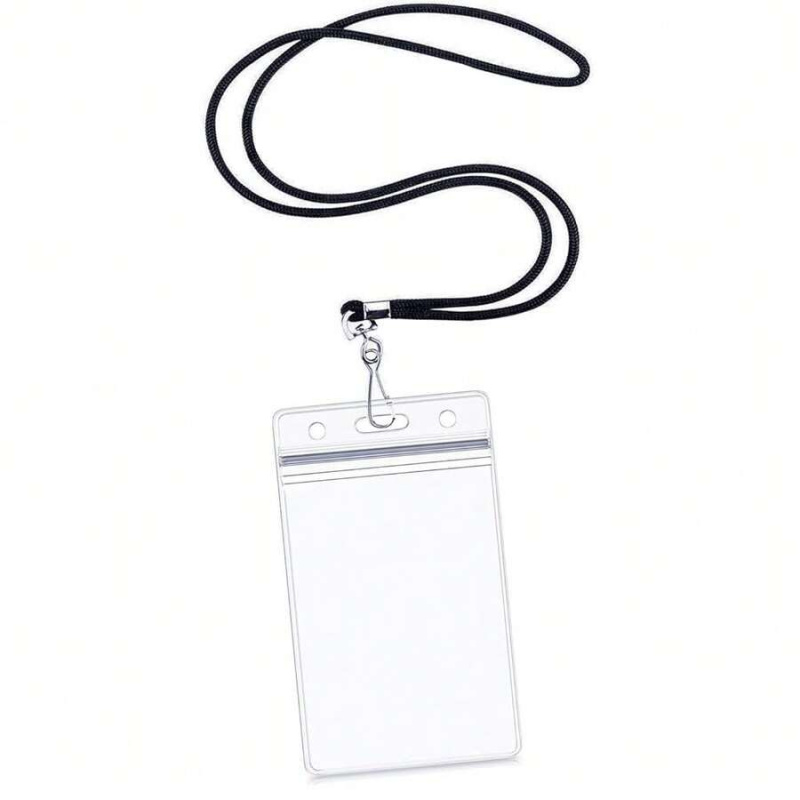 Lanyard Badge Holder - Вертикальный держатель бейджа с именем для