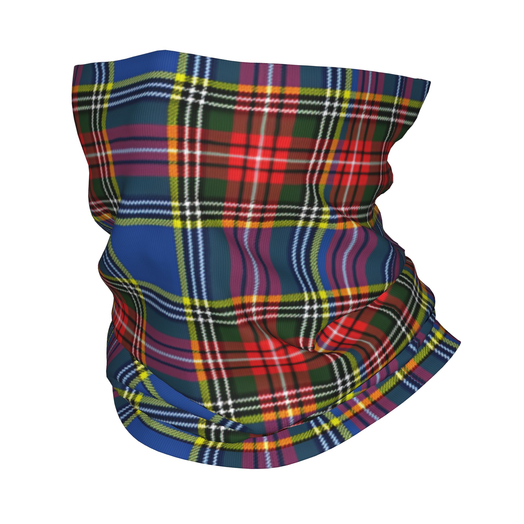 Neck Warmer Tube - Зимняя повязка на голову в клетку