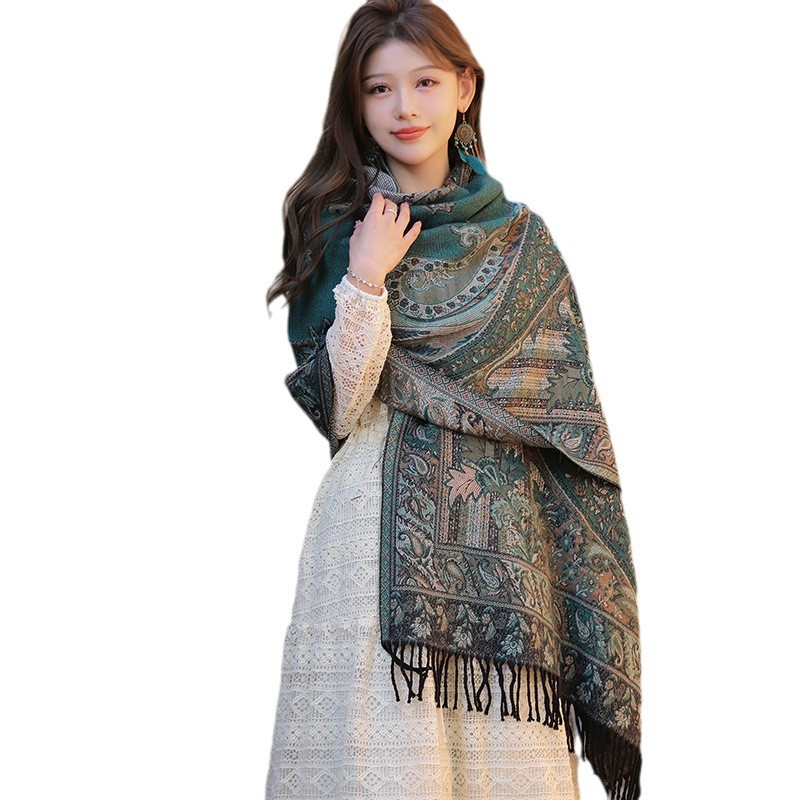 Новый женский двусторонний каш – обзор и цена Pashmina Wrap Large