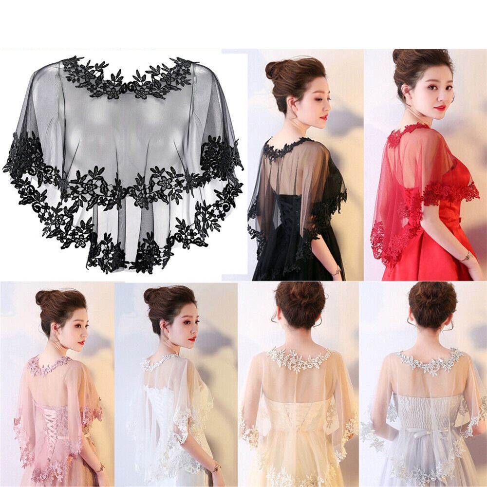 Модная кружевная накидка с кор – обзор и цена Stole Wedding Shawl