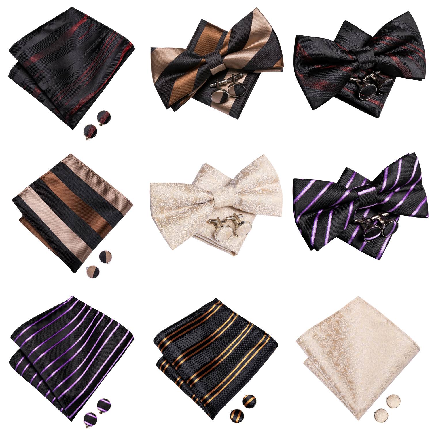 Мужские запонки с галстуком-ба – обзор и цена Bow Tie Pre Tied