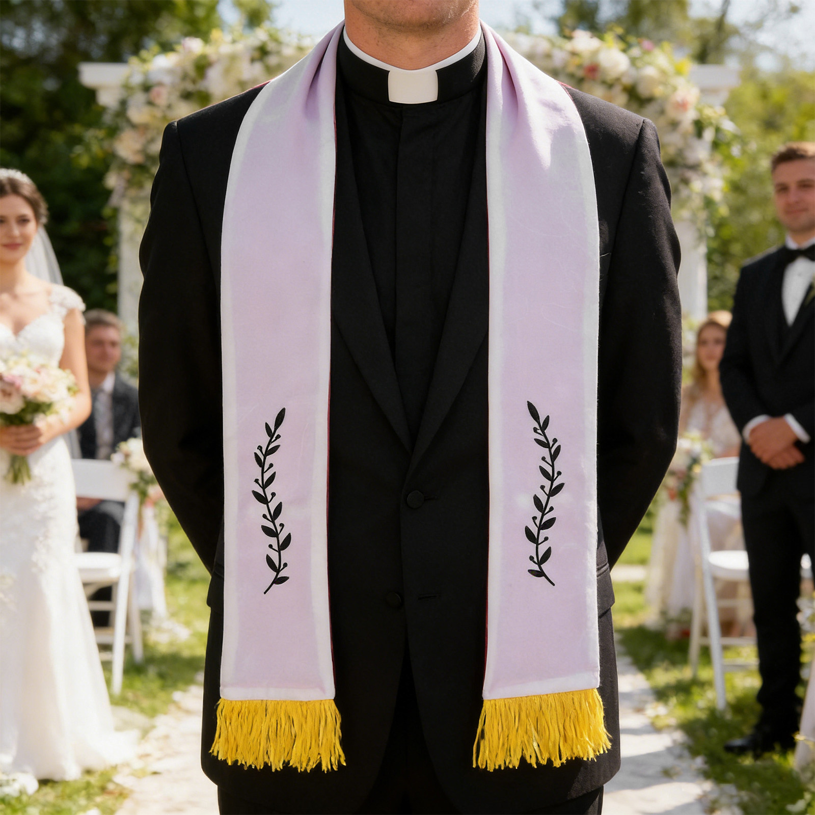 Двусторонняя пастырская палант – обзор и цена Stole Wedding Shawl