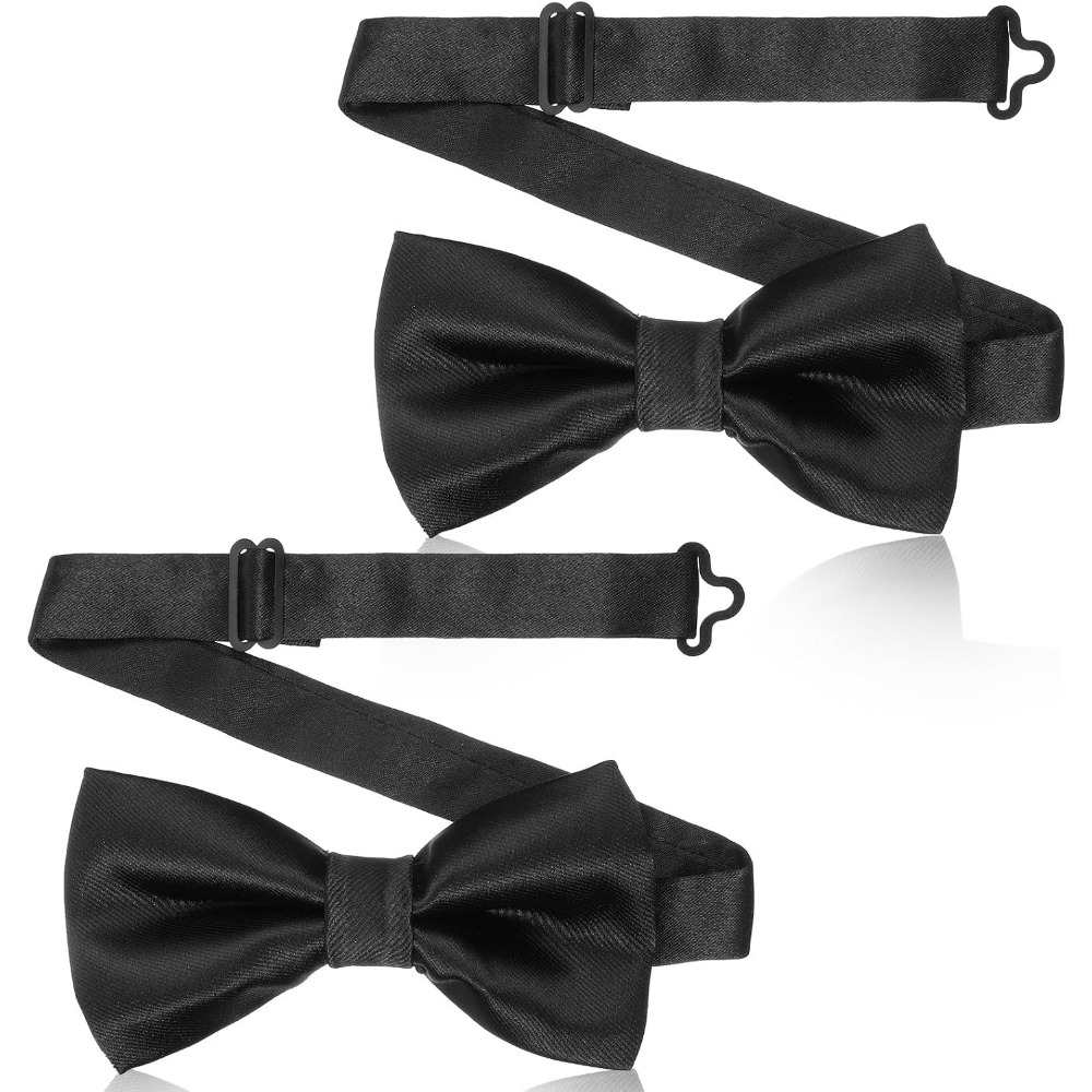 Набор из 2 черных галстуков-ба – обзор и цена Bow Tie Pre Tied
