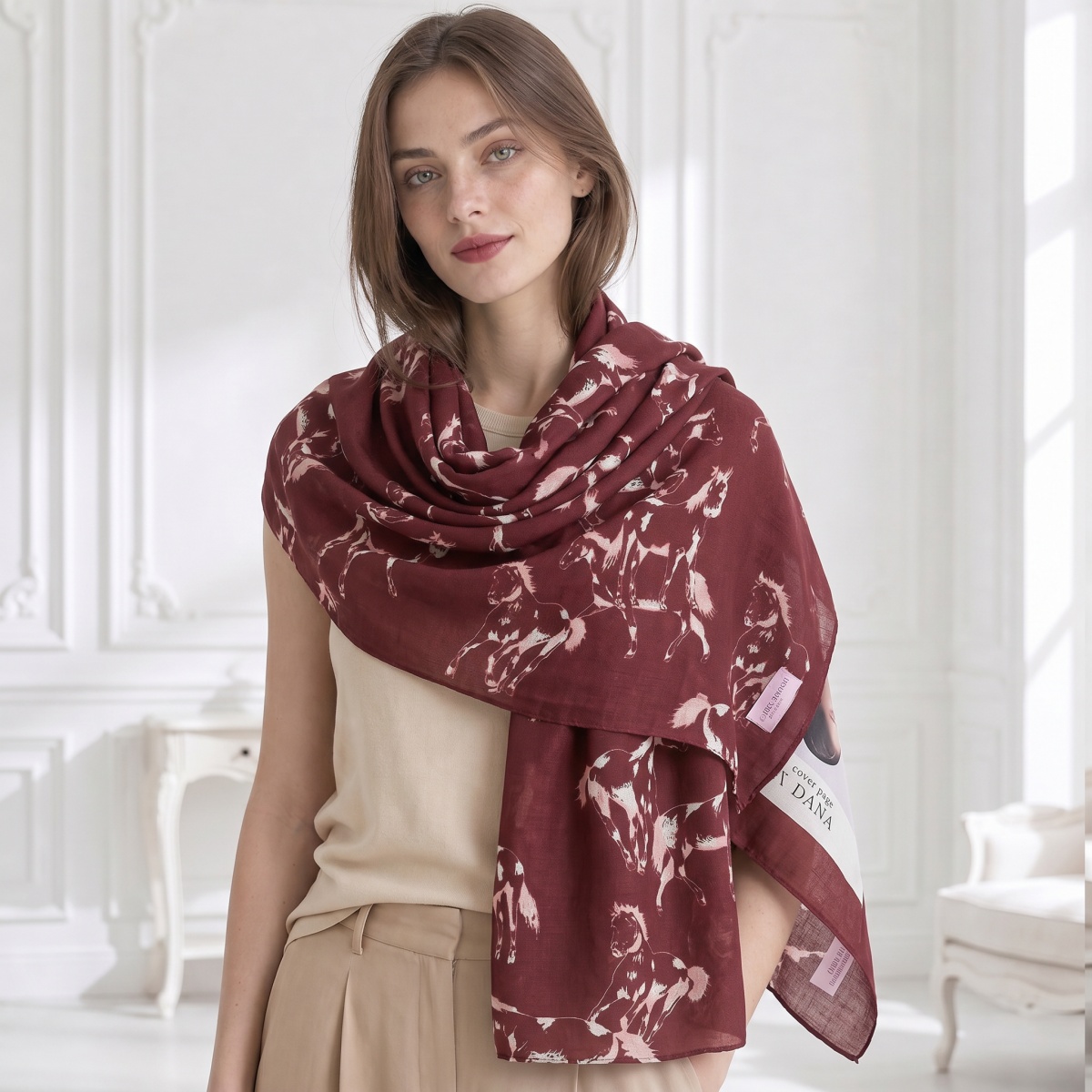 Женский хлопковый мусульмански – обзор и цена Pashmina Wrap Large