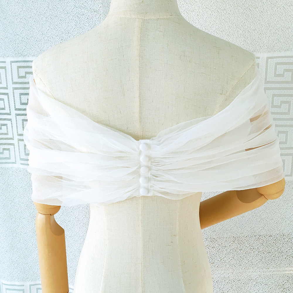Женская плиссированная прозрач – обзор и цена Stole Wedding Shawl