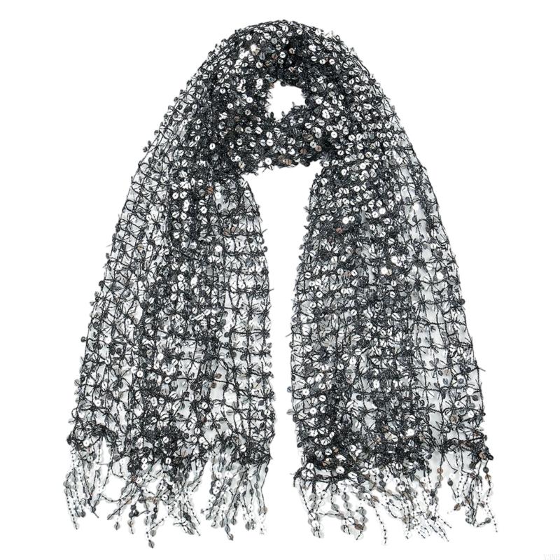 Y3NE украшенная блестками свад – обзор и цена Stole Wedding Shawl