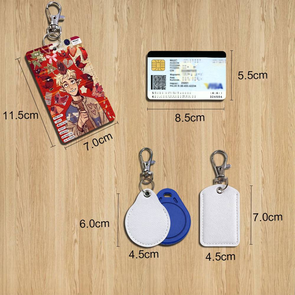 Кожаный брелок-держатель для б – обзор и цена Lanyard Badge Holder